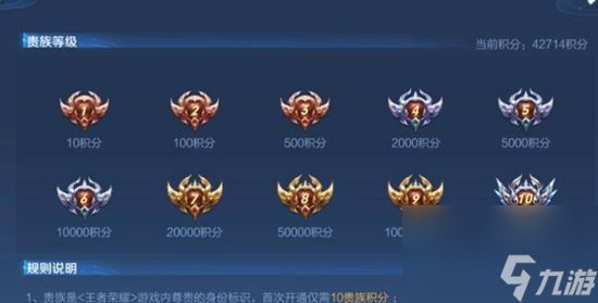 王者榮耀各個等級vip要充多少 王者榮耀各個等級vip需要積分一覽