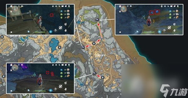 《原神》3.8版本夜泊石收集路线分享