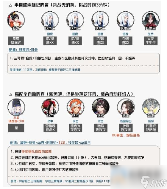 阴阳师嘭嘭大作战阵容怎么搭配