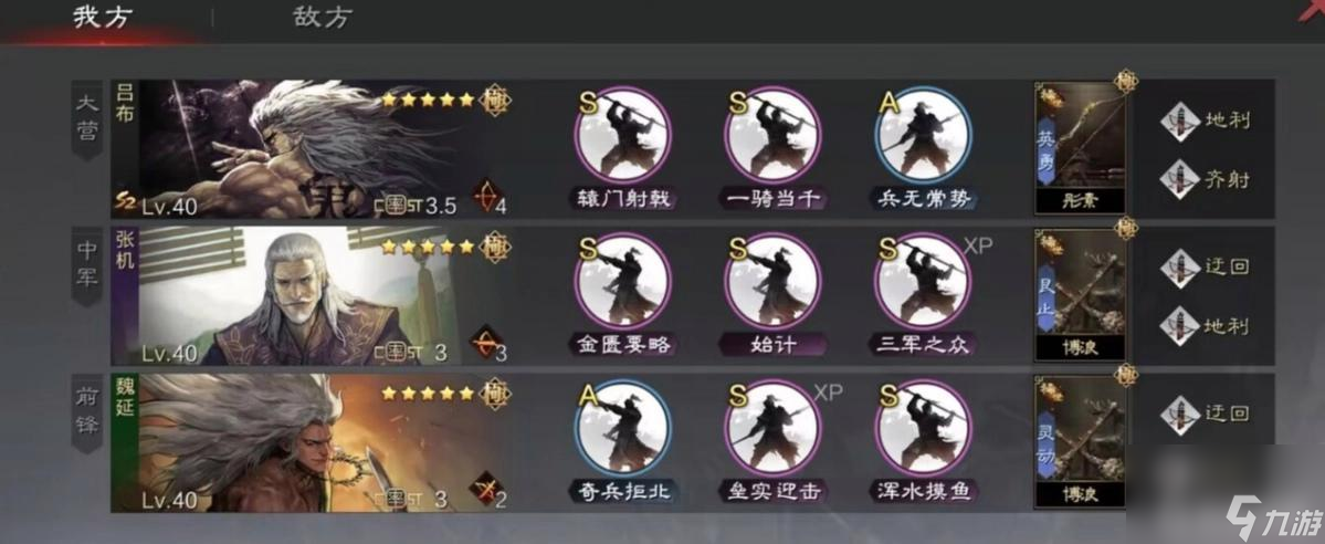 率土张机怎么搭配？