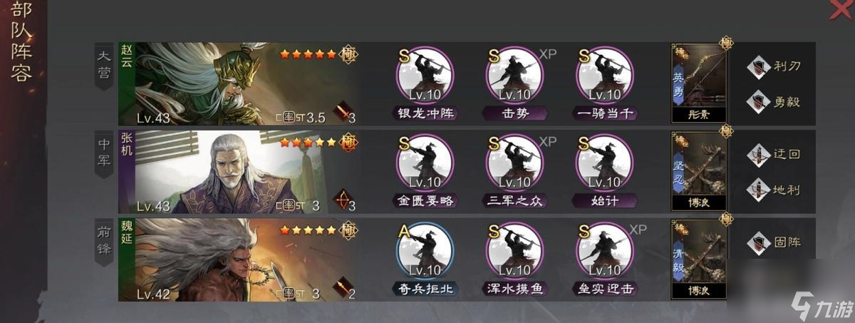 率土张机怎么搭配 