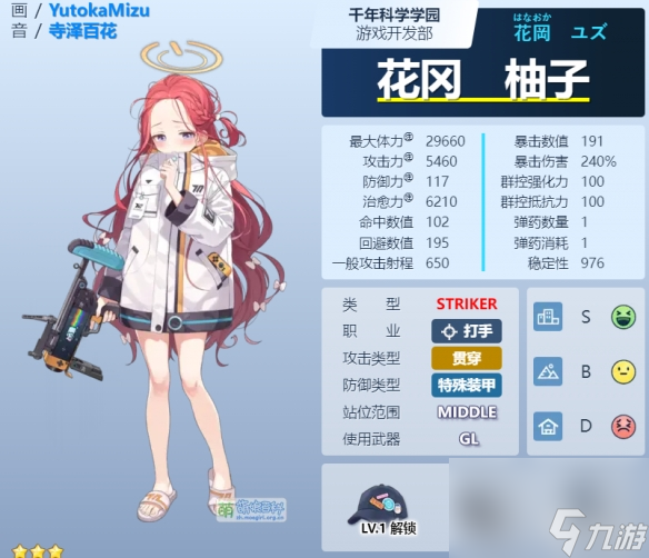 《蔚蓝档案》花冈柚子怎么样 花冈柚子图鉴详解