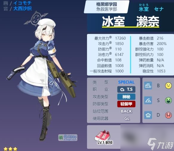 蔚蓝档案冰室濑奈怎么样 蔚蓝档案冰室濑奈介绍