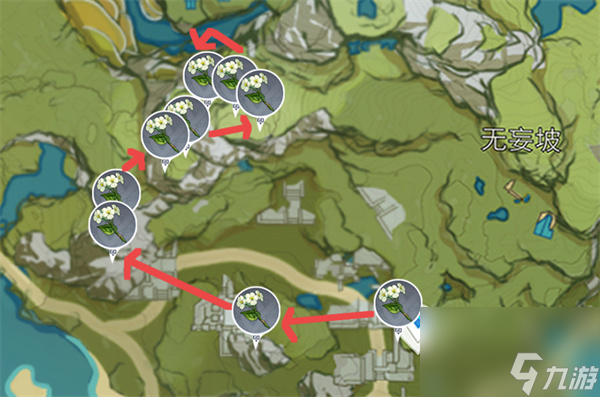 <a id='link_pop' class='keyword-tag' href='https://www.9game.cn/yuanshen/'>原神</a>所有清心采集点详情 快速采集清心路线一览