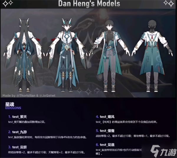 崩坏星穹铁道饮月君技能星魂介绍 饮月君技能星魂一览