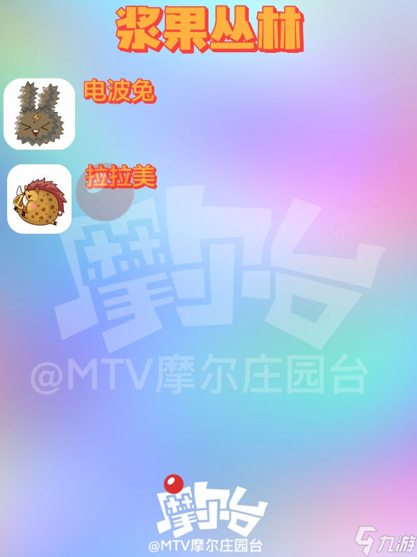 摩尔庄园精灵分布全精灵分布位置大全