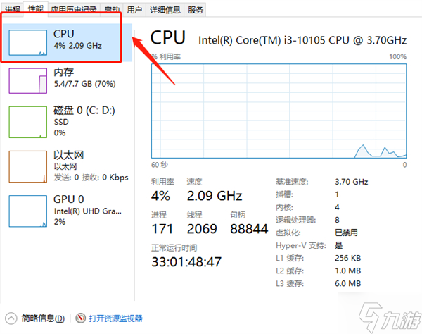 《命运方舟》cpu温度高解决办法