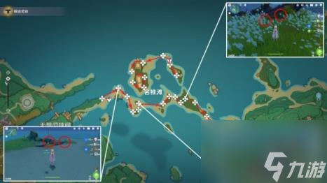 原神原神血斛采集路线图 3.8血斛收集路线