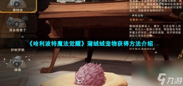 哈利波特魔法觉醒蒲绒绒怎么获取-蒲绒绒宠物获取方法介绍
