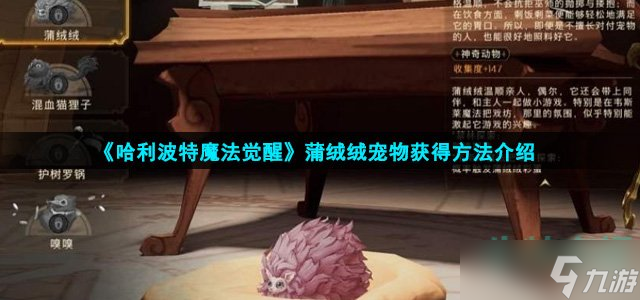 哈利波特魔法觉醒蒲绒绒怎么获取 蒲绒绒宠物获取方法介绍