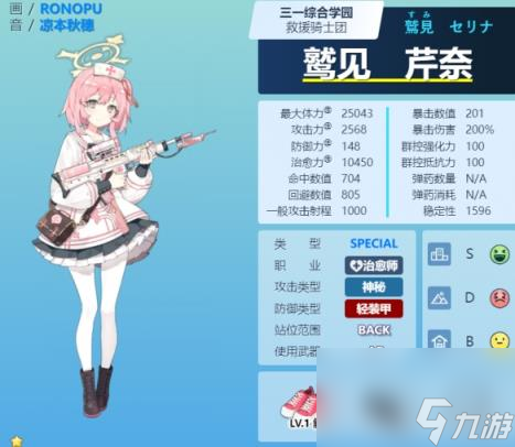 蔚蓝档案鹫见芹奈角色介绍 鹫见芹奈技能图鉴介绍