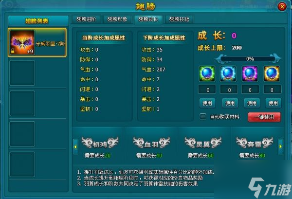 倾世情缘羽翼怎么培养 倾世情缘羽翼培养攻略