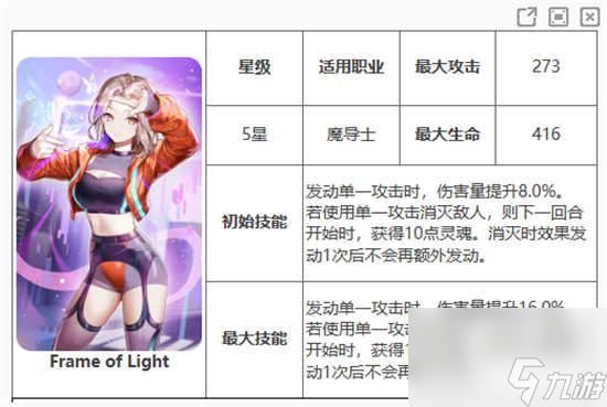 第七史诗神器Frame of Light的作用是什么 第七史诗神器Frame of Light的作用效果详情