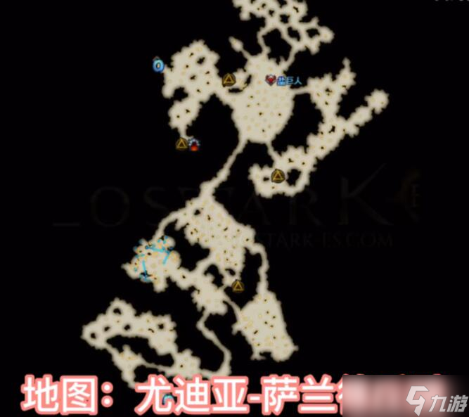 命运方舟冒险收集地图野外首领在哪