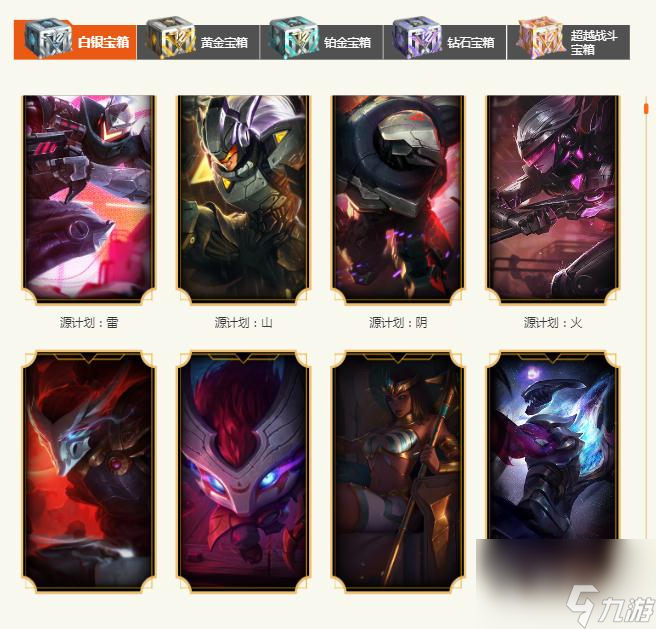 英雄联盟2023战斗之夜白银宝箱皮肤介绍
