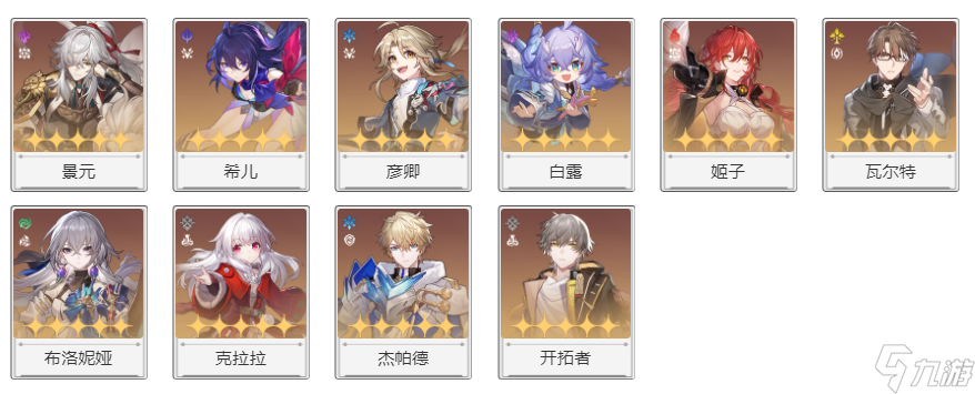 崩坏星穹铁道角色攻略大全