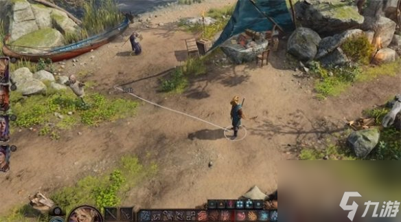 《博德之门3》开局无法移动解决方法