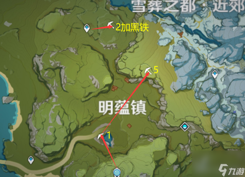 原神白铁块分布图
