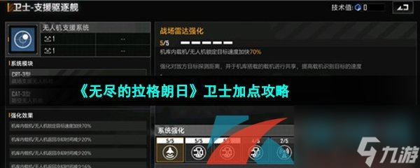 无尽的拉格朗日卫士加点攻略