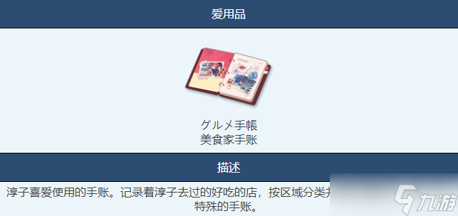 蔚蓝档案美食家手账有什么用