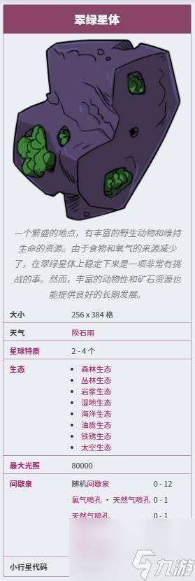 缺氧翠绿星体特点是什么？