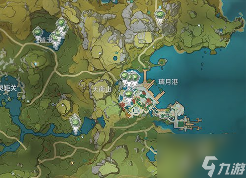 原神莲蓬分布图哪里多