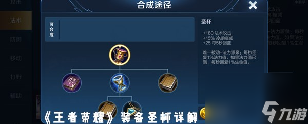 《王者荣耀》装备圣杯详解