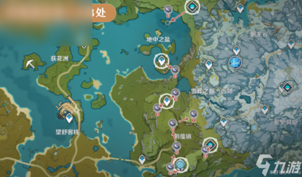 原神夜泊石分布图