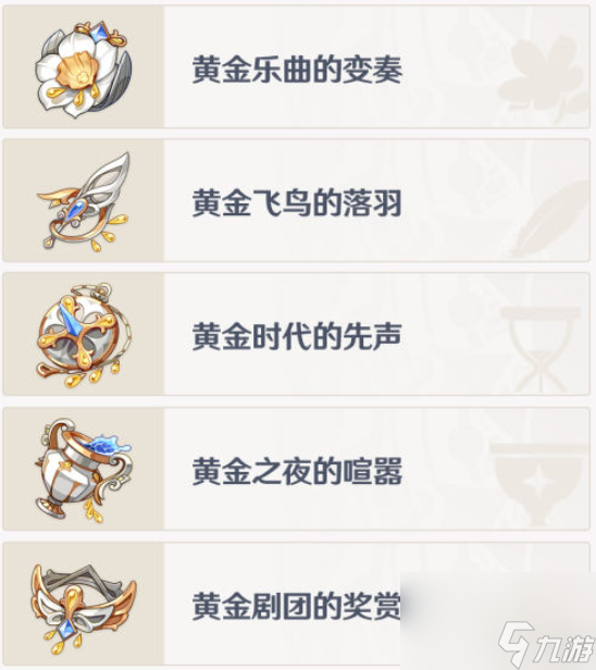 原神黄金剧团给谁用原神黄金剧团圣遗物解析