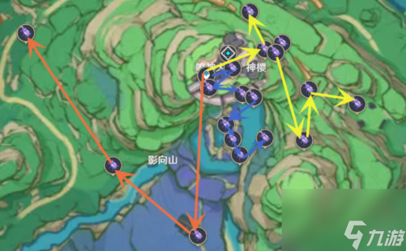 原神鬼兜虫采集点位置大全-原神鬼兜虫采集路线图