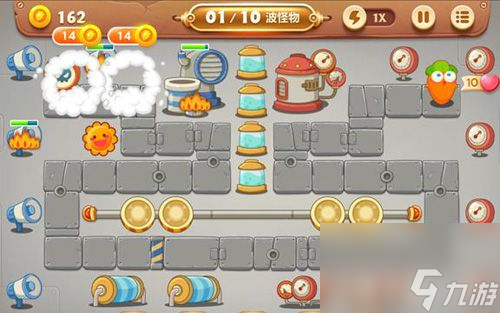 保卫萝卜3工厂第10关怎么过快速通关技巧攻略
