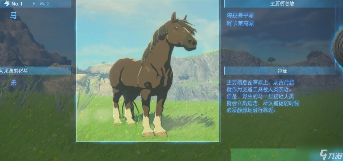 塞尔达传说王国之泪动物栖息地大全-全动物图鉴一览 坐骑