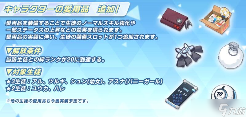 蔚蓝档案爱用品升到T2方法
