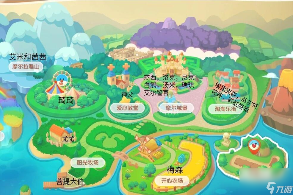 摩尔庄园手游NPC埃里克斯位置
