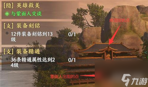 <a id='link_pop' class='keyword-tag' href='https://www.9game.cn/tlbb2sy/'>天龙八部2手游</a>英雄救美攻略分享 隐藏任务怎么做