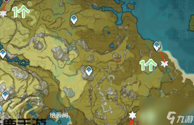 原神游戏夜泊石在地图哪里