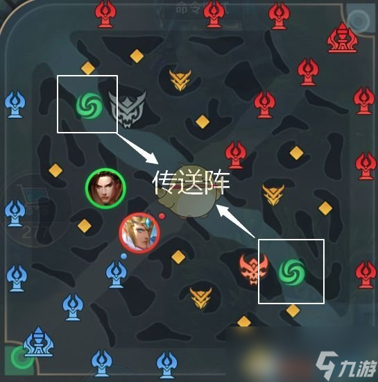 《曙光英雄》战场传送阵机制