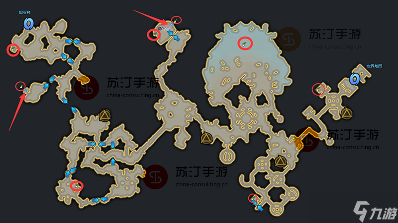 命运方舟悠浅海路摩可可位置一览