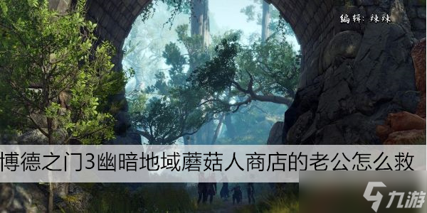 博德之门3幽暗地域蘑菇人商店的老公怎么救