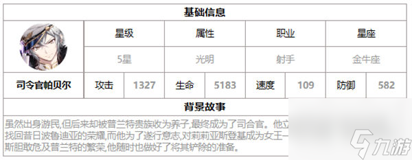 第七史诗司令官帕贝尔好用吗 第七史诗月光英雄司令官帕贝尔介绍