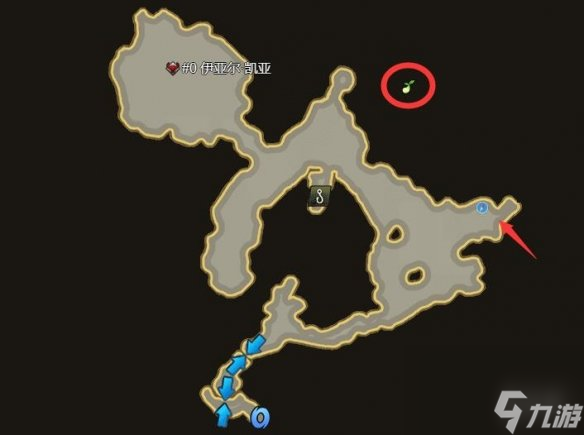 《命运方舟》蓝洞岛摩可可位置介绍