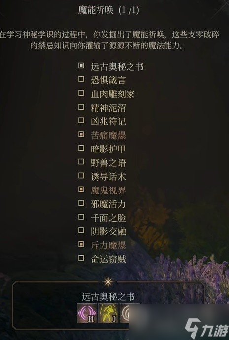 《博德之门3》邪术师简单构筑推荐