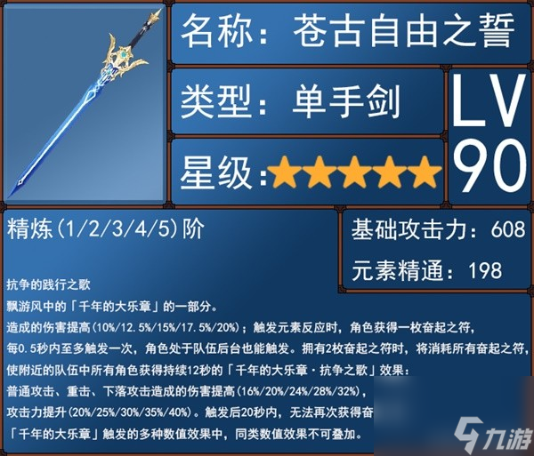 《原神》4.0版本水主技能介绍与圣遗物、武器选择推荐