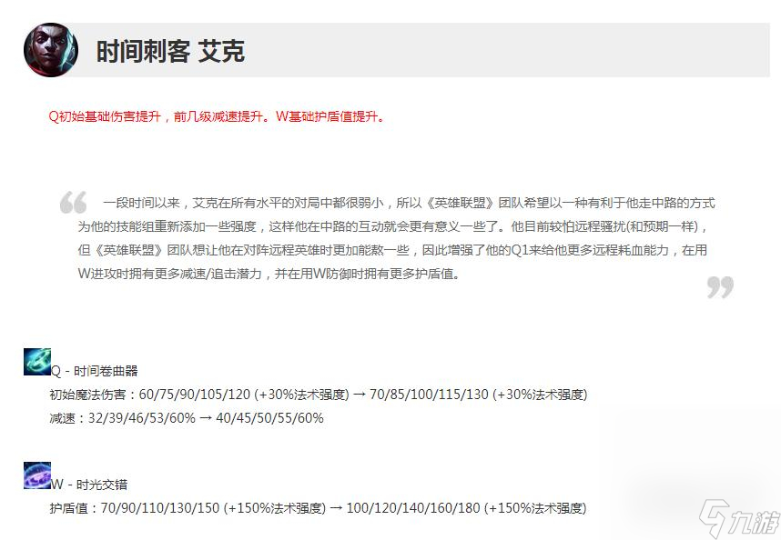 《英雄联盟》13.16版本正式服艾克加强介绍