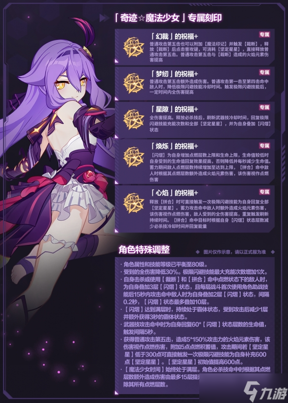 《崩壞3》奇跡魔法少女專(zhuān)屬刻印是什么 奇跡魔法少女樂(lè)土專(zhuān)屬刻印效果一覽