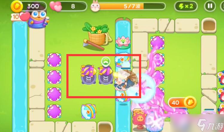 保卫萝卜4七夕鹊桥会第8关攻略