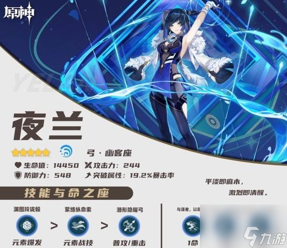 原神4.0夜兰怎么培养 原神4.0夜兰培养一图流