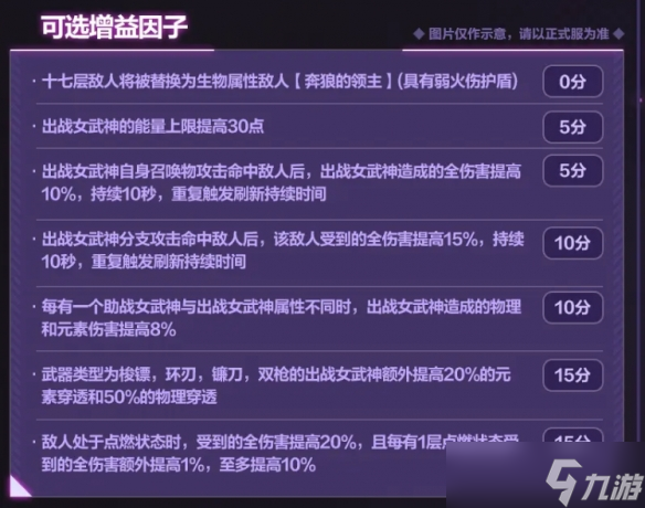《崩坏3》6.9往世乐土增益因子介绍 6.9往世乐土增益因子改动一览