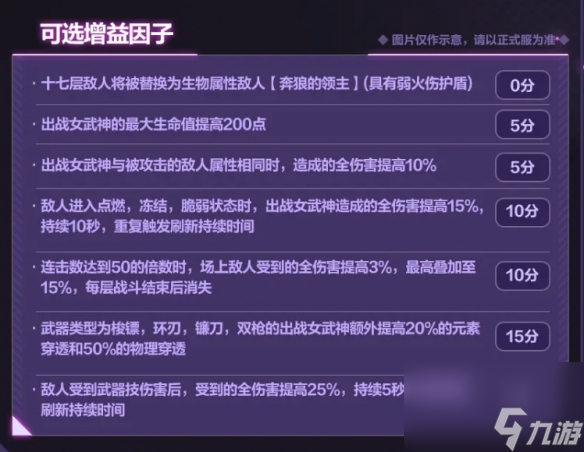 《崩坏3》6.9往世乐土增益因子介绍 6.9往世乐土增益因子改动一览