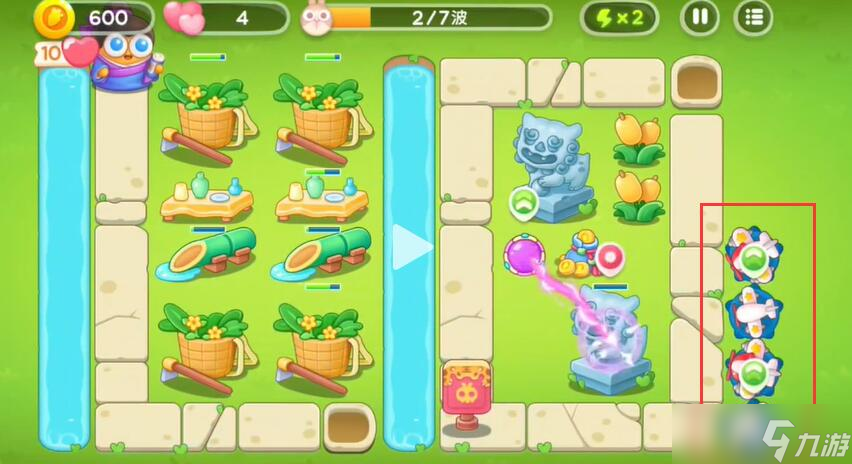 保卫萝卜4七夕鹊桥会第8关攻略